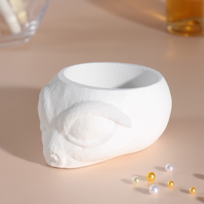 Подсвечник Подсвечник "Пришелец" высота 5 см, d-6 см белый