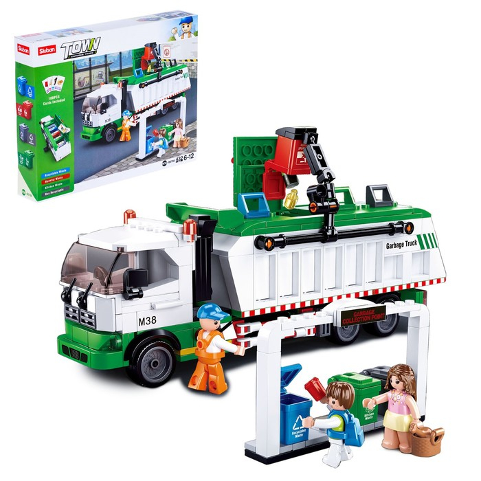 Конструктор Город &laquo;Сортировочный мусоровоз&raquo;, 432 детали