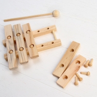 Игрушка музыкальная &laquo;Ксилофон&raquo;, 5 тонов, 1 палочка, 14х13,2 см