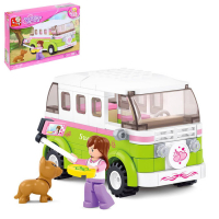 Конструктор «Розовая мечта: минивэн для путешествий», 158 деталей Конструктор «Розовая мечта: минивэн для путешествий», 158 деталей