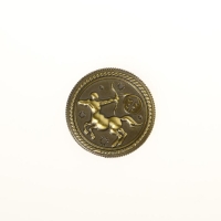 Монета сувенир знак зодиака &laquo;Стрелец&raquo;, d=2,5 см.