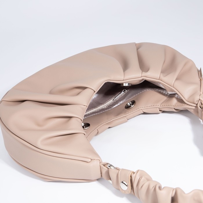 Сумка-багет El Masta на магните, цвет бежевый