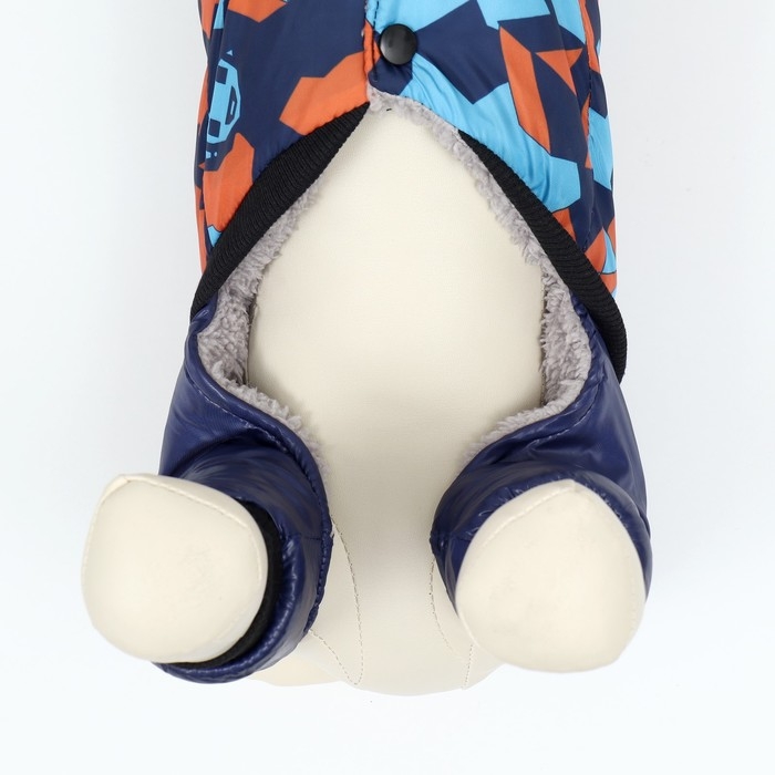 Комбинезон Комбинезон "Камуфляж" на меховом подкладе, размер L (ДС 35, ОШ 35, ОГ 45 см)