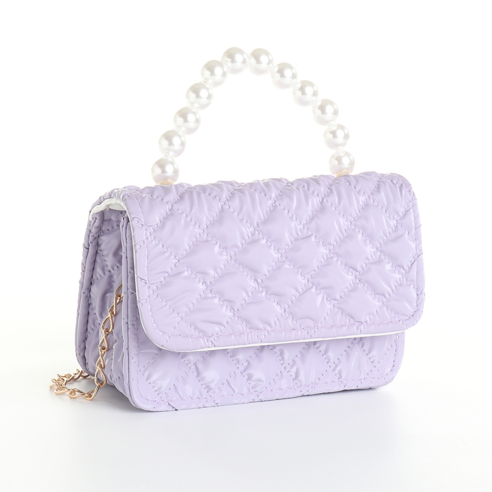 Сумка детская для девочки на молнии «Выбражулька», цвет сиреневый Сумка детская для девочки на молнии «Выбражулька», цвет сиреневый