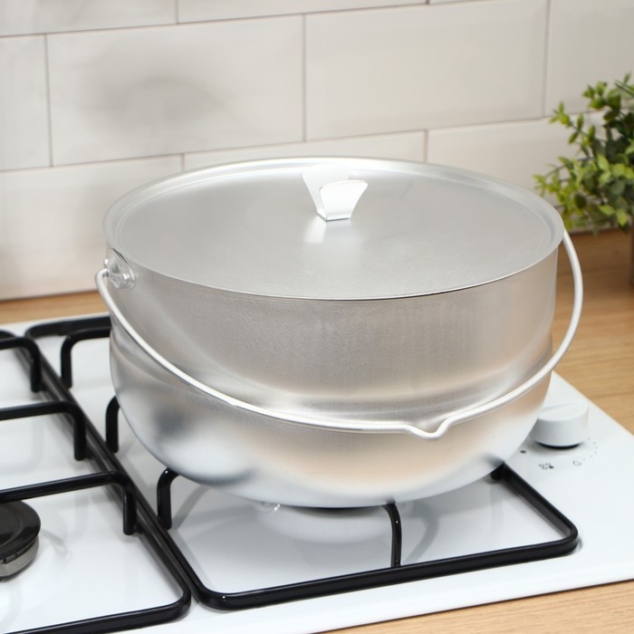 Котёлок туристический, 6 л, алюминиевая крышка