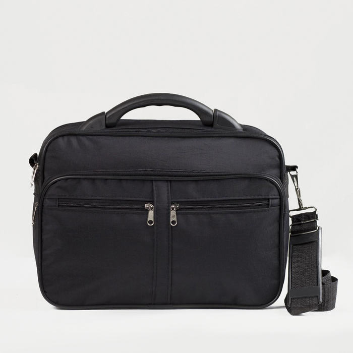 Сумка мужская «ЗФТС», цвет чёрный Сумка мужская «ЗФТС», цвет чёрный