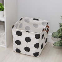 Корзина для хранения &laquo;Далматин&raquo;, 33&times;33&times;31 см, цвет чёрно-белый