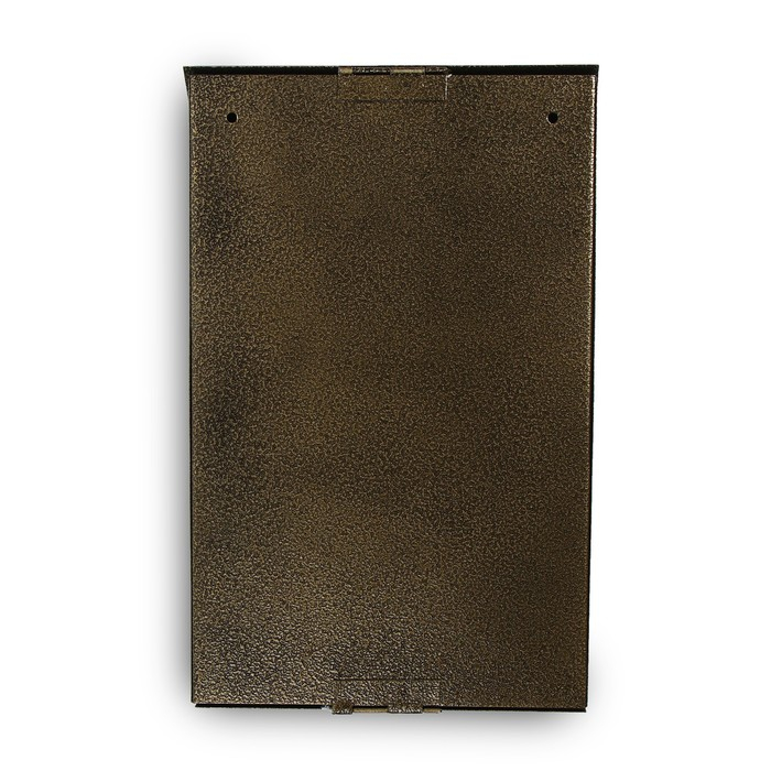 Ящик почтовый без замка (с петлёй), вертикальный, бронзовый