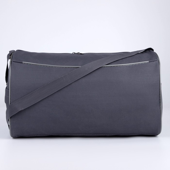 Сумка детская спортивная для девочки &laquo;Гимнастка&raquo;, на молнии, наружный карман, цвет серый/розовый