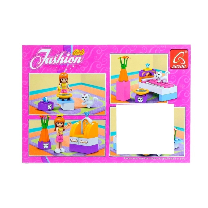 Конструктор &laquo;Спальня для девочки&raquo;, 47 деталей