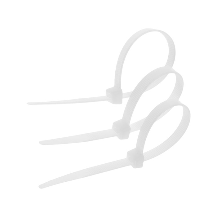 Хомут нейлоновый ТУНДРА krep для стяжки, 7.6х200 мм, белый, в упаковке 100 шт. Хомут нейлоновый ТУНДРА krep для стяжки, 7.6х200 мм, белый, в упаковке 100 шт.