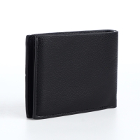 Портмоне мужское без застёжки, отдел для карт, монет, цвет чёрный Портмоне мужское без застёжки, отдел для карт, монет, цвет чёрный