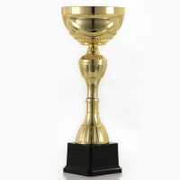 Кубок 134C, наградная фигура, золото, подставка пластик, 30 &times; 10 &times; 8,5 см.