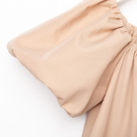 Платье для девочки KAFTAN "Cute", размер 34 (122-128), цвет бежевый Платье для девочки KAFTAN "Cute", размер 34 (122-128), цвет бежевый