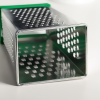 Тёрка &laquo;Универсал&raquo;, 4 грани, с пластмассовой ручкой, 11&times;8,5&times;22 см, цвет МИКС