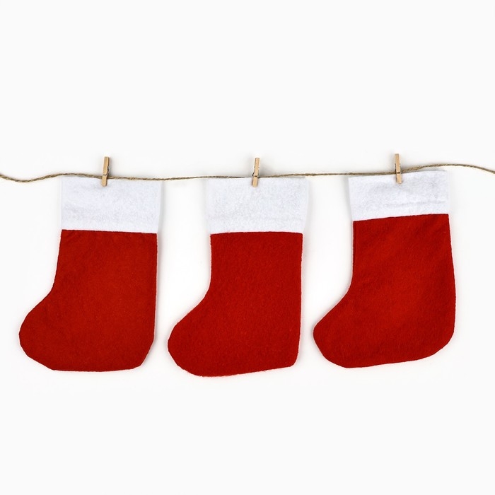 Носки для подарков с прищепками &laquo;Счастья в дом!&raquo;