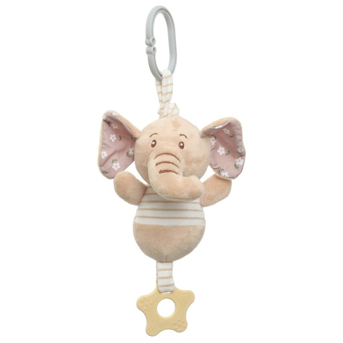 Подвеска мягкая с вибрацией &laquo;Слоник Няша&raquo;, прорезыватель, на кроватку, коляску, Крошка Я