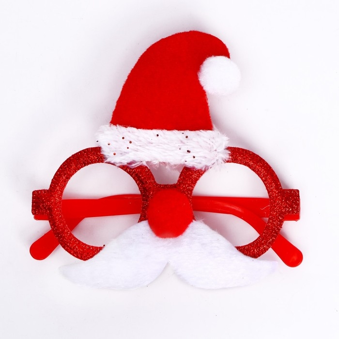 Карнавальные очки &laquo;Дед Мороз&raquo;