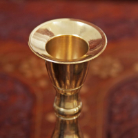 Подсвечник на 1 свечу "Талия" латунь 13х6х6 см Подсвечник на 1 свечу "Талия" латунь 13х6х6 см