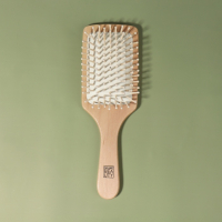 Расчёска массажная, широкая, 7,5 &times; 23,5 см, цвет &laquo;светлое дерево&raquo;