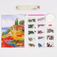 Алмазная мозаика с частичным заполнением на холсте &laquo;Пейзаж&raquo;, 15 х 21 см