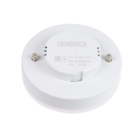 Лампа светодиодная GENERICA T80, 15 Вт, таблетка, 6500 К, GX53, 230 В, LL-T80-15-230-65-GX53-G