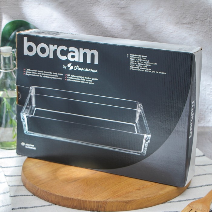 Форма для выпечки и запекания из жаропрочного стекла, 36,7&times;25,7&times;6 см