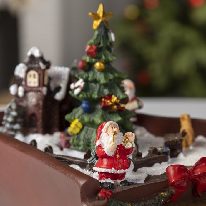 Светодиодная фигура &laquo;Рояль&raquo; 13 &times; 18 &times; 17 см, полистоун, батарейки ААх2 (не в комплекте), свечение мульти