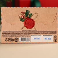 Подарочный набор &laquo;Счастливая почта&raquo;: чай ассорти 5,4 г ( 3 шт. х 1,8 г)., молочный шоколад 25 г (5 шт. х 5 г)., открытка