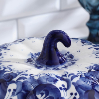 Блюдо &laquo;Блинница Тыква&raquo;, гжель