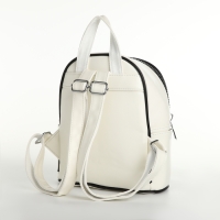 Рюкзак женский на молнии, цвет белый Рюкзак женский на молнии, цвет белый