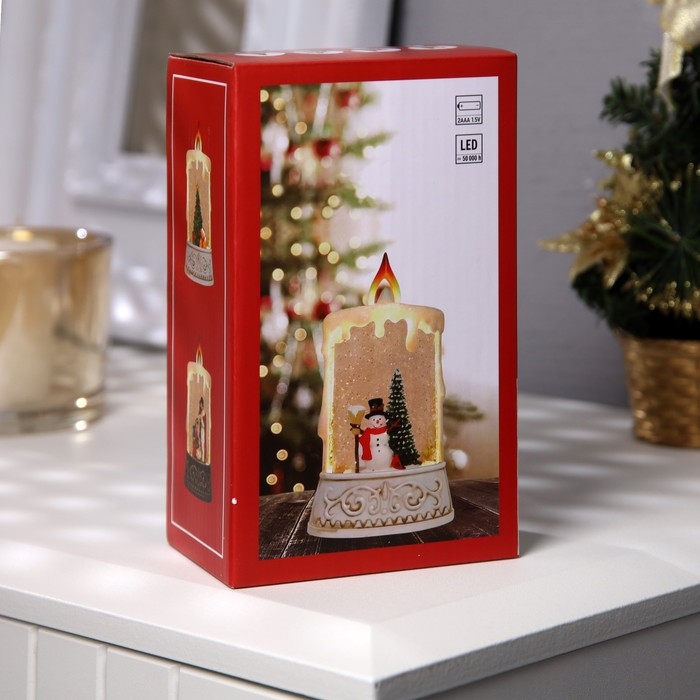 Светодиодная фигура «Ёлка» 8 × 14.5 × 4.2 см, пластик, батарейки АААх2 (не в комплекте), свечение тёплое белое Светодиодная фигура «Ёлка» 8 × 14.5 × 4.2 см, пластик, батарейки АААх2 (не в комплекте), свечение тёплое белое