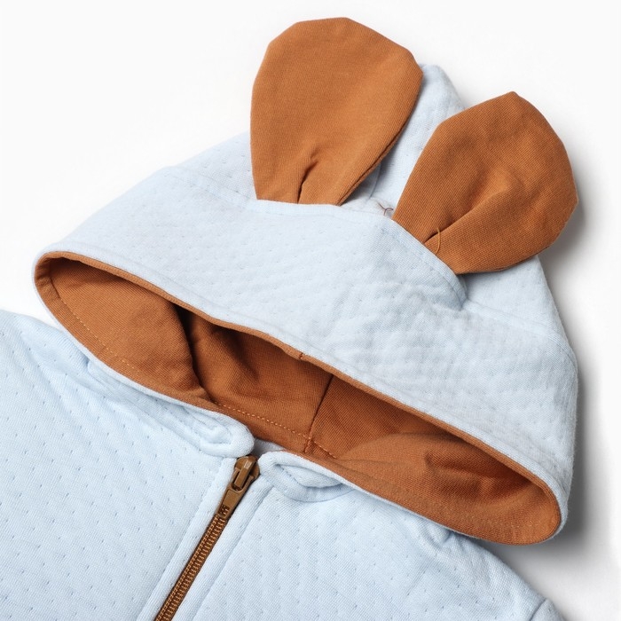 Комбинезон для мальчика, цвет голубой, рост 80 см