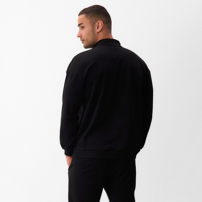 Джемпер мужской MINAKU: Casual Collection MAN цвет черный, р-р 50 Джемпер мужской MINAKU: Casual Collection MAN цвет черный, р-р 50