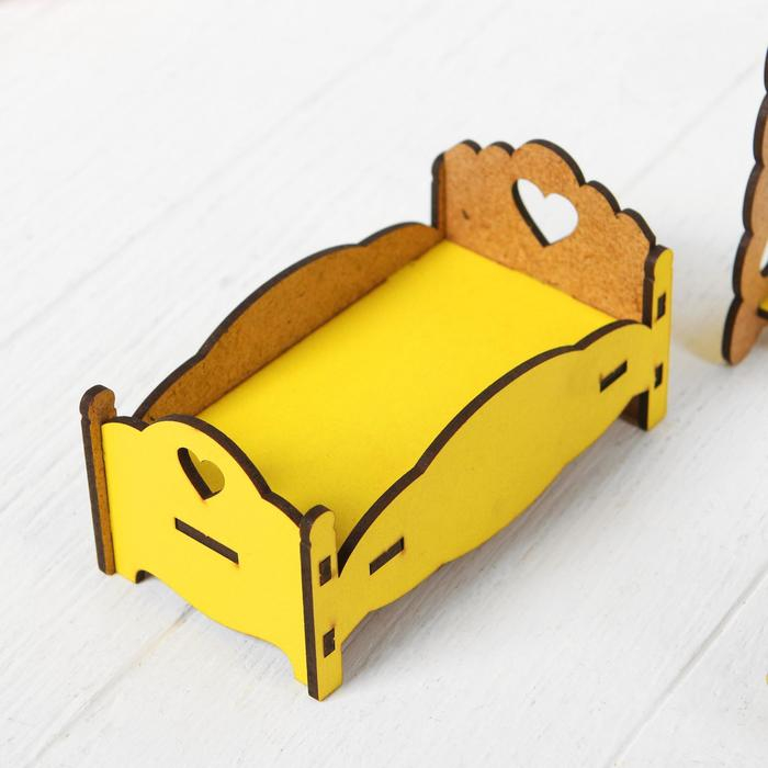 Набор деревянной мебели для кукол &laquo;Спальня&raquo;