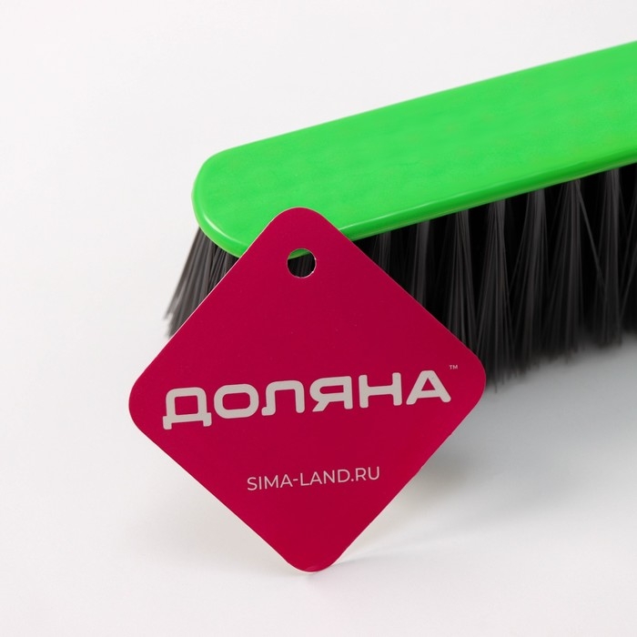 Щётка-смётка пластиковая Доляна, рабочая часть 18 см, 31&times;3,5 см, цвет МИКС