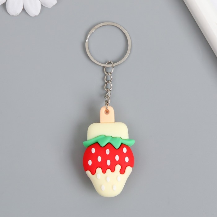 Брелок резина Брелок резина "Фруктовое эскимо" МИКС 5,7х3,3х2 см