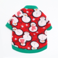 Толстовка для животных "Снеговик", размер XS, красная (ДС 21, ОШ 20, ОГ 30 см) Толстовка для животных "Снеговик", размер XS, красная (ДС 21, ОШ 20, ОГ 30 см)