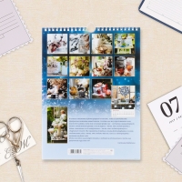 Календарь перекидной на ригеле "Hygge" 2025 год, 22 х 30 см Календарь перекидной на ригеле "Hygge" 2025 год, 22 х 30 см