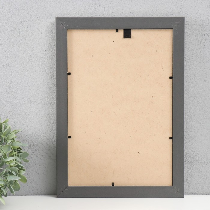 Фоторамка пластик "МИРАМ" 20х30 см 221 серебро (пластиковый экран)