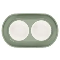 Миска для животных "Эффи" 0,3л двойная (на подставке) ALTA (уп.9)к