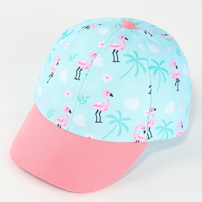 Кепка детская для девочки &laquo;Фламинго&raquo;, р-р. 48-50