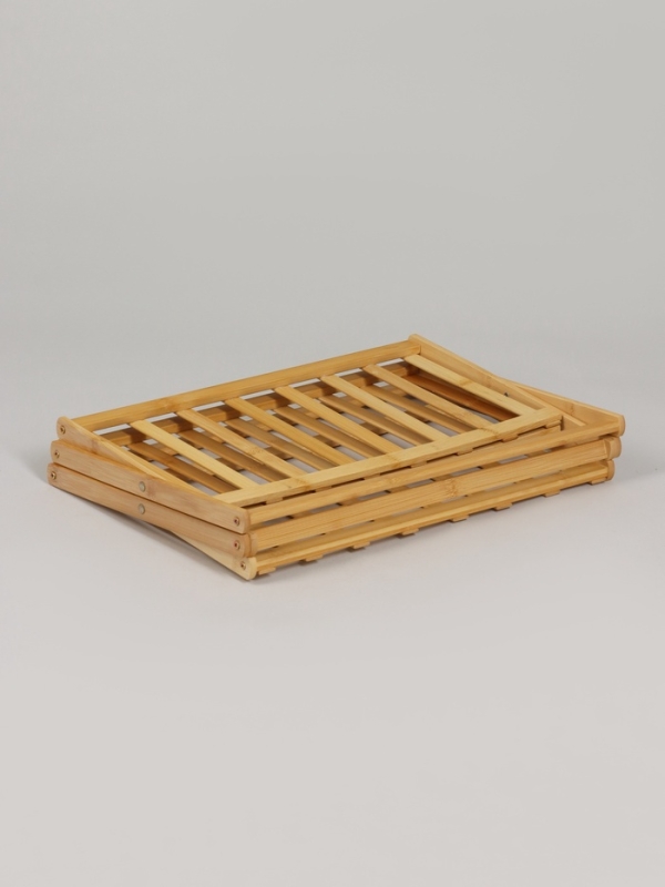 Подставка для цветов Greengo, 3 полки, 50 &times; 25 &times; 46 см, напольная, бамбук