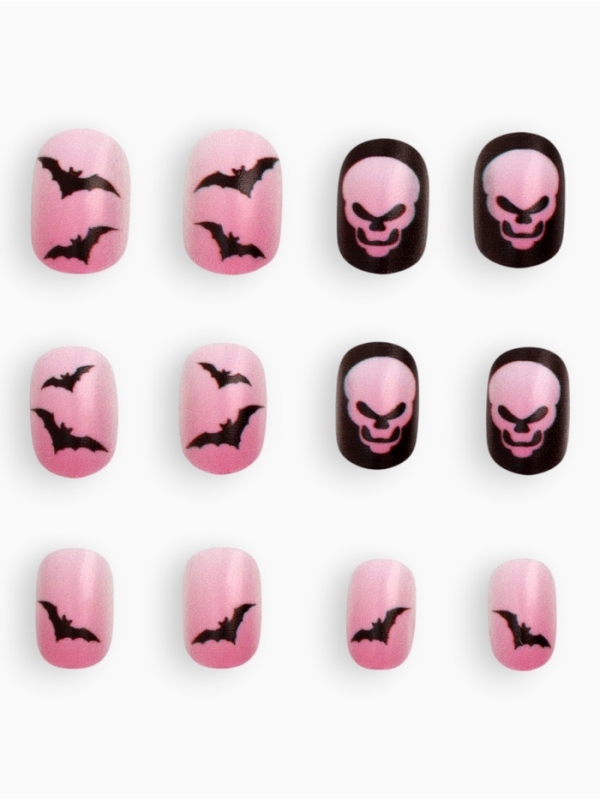Детские накладные ногти "Хеллоуин", 12 шт