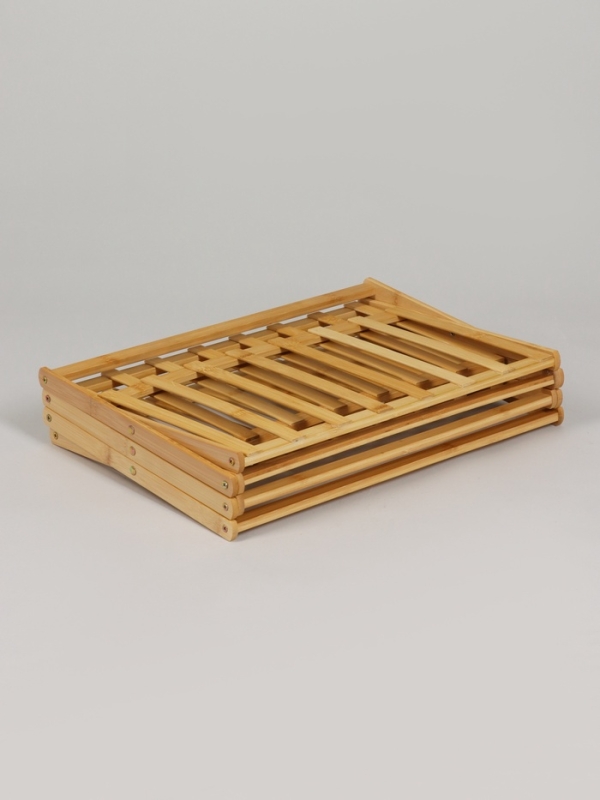 Подставка для цветов Greengo, 4 полки, 50 &times; 25 &times; 68 см, напольная, бамбук