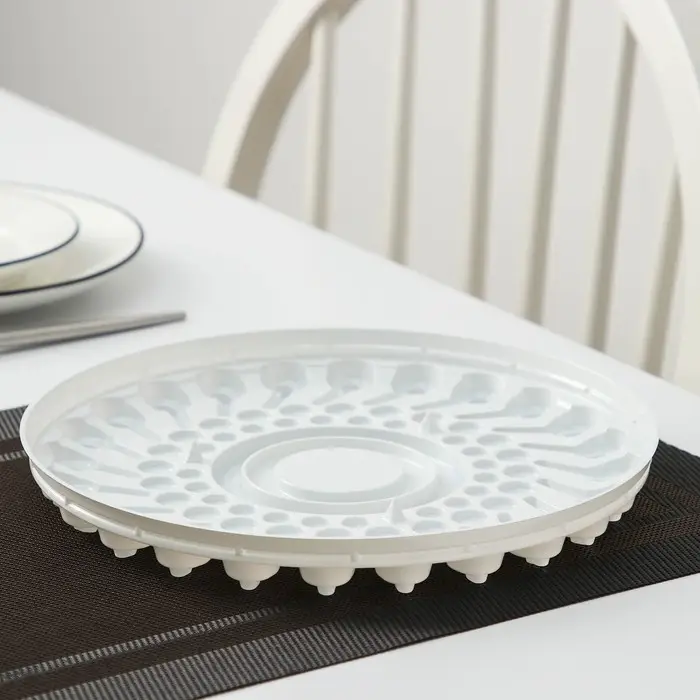 Дно для тортницы пластиковое одноразовое ПР-Т-1430, 25&times;13 см, внутренний 22&times;11,7 см, белое, 160 шт/уп