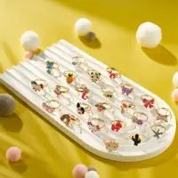 Кольцо детское &laquo;Приключение&raquo;, форма МИКС, цветное, безразмерное