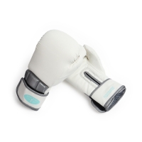 Боксёрские перчатки FIGHT EMPIRE, TIFFANY, белый карбон, размер 12 oz