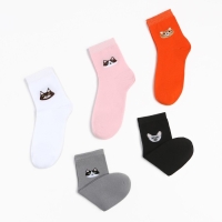 Набор женских носков KAFTAN "Meow&ldquo; 5 пар, р. 36-39 (23-25 см)