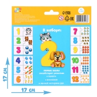 Парные пазлы &laquo;Счёт&raquo;, 12 пазлов, 24 детали